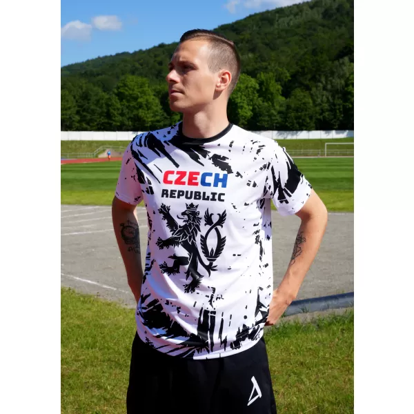  Férfi prémium funkcionális póló ALTISPORT x CZE VOJ/ALM036TR01 ABSZTRAKCIÓ 
