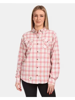 Női ing KILPI FLANNY-W VL0370KI RÓZSASZÍN