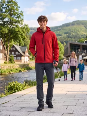 Férfi softshell kabát ALTISPORT NP/ALM225 PIROS