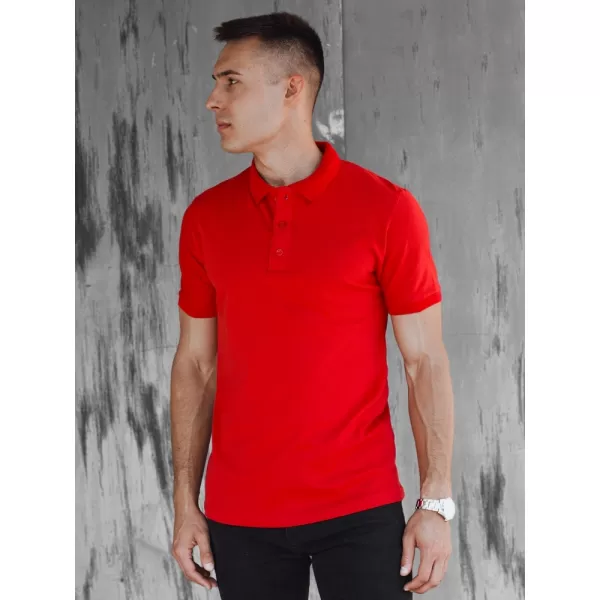  Mens t -phirt gallérral DSTREET PX0598 PIROS 