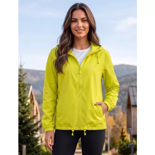  Uniszex széldzseki ALTISPORT NP/ALU425 NEON SÁRGA 