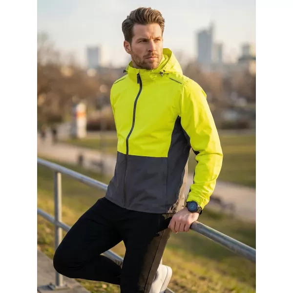  Férfi dzseki ALTISPORT NoPrint NP/ALM835 NEON SÁRGA 
