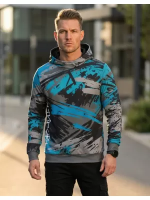Prémium férfi pulóver ALTISPORT VOJ/ALM014MI01 FEKETE/KEROZIN