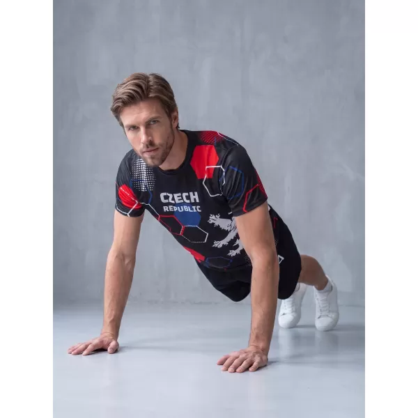  Férfi prémium funkcionális póló ALTISPORT x CZE VOJ/ALM036TR01 HEXA ARC 