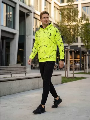Férfi prémium funkcionális pulóver ALTISPORT VOJ/ALM034MI01 NEON SÁRGA