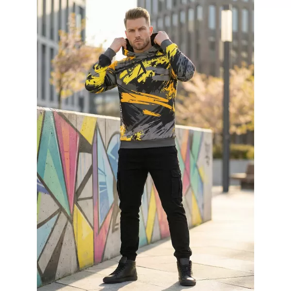  Prémium férfi pulóver ALTISPORT VOJ/ALM014MI01 FEKETE ÉS SÁRGA 