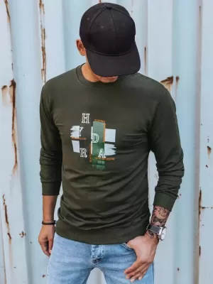 Férfi pulóver DSTREET BX5351 KHAKI