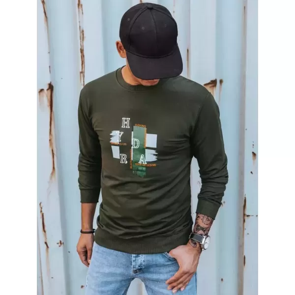 Férfi pulóver DSTREET BX5351 KHAKI 