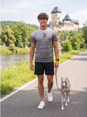 Prémium férfi póló ALTISPORT VOJ/ALM031TR01 FEKETE ÉS FEHÉR