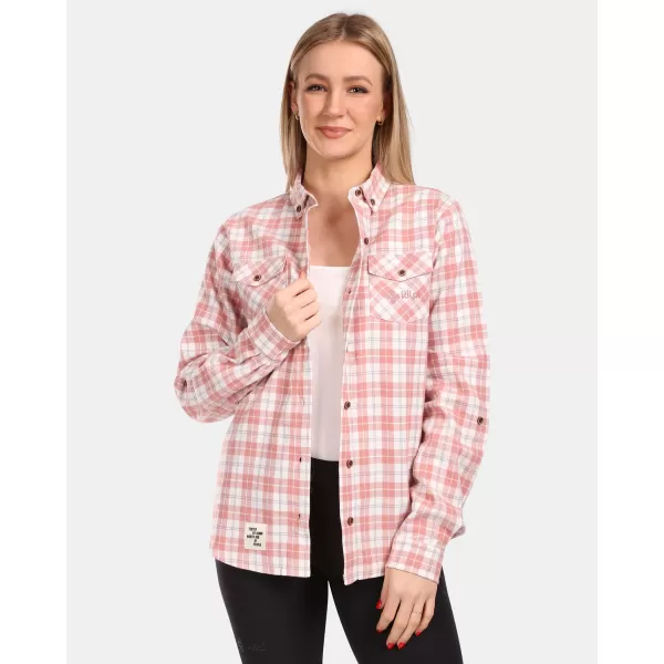  Női ing KILPI FLANNY-W VL0370KI RÓZSASZÍN 