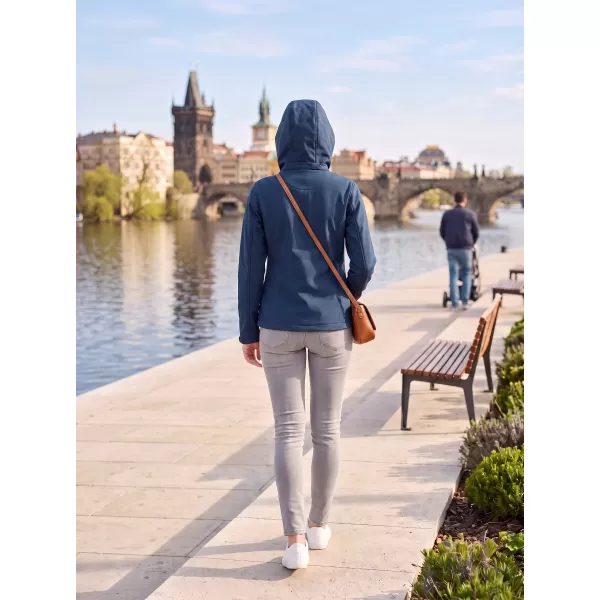  Női softshell kabát ALTISPORT NP/ALW125 SÖTÉTKÉK 