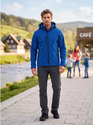 Férfi softshell kabát ALTISPORT NP/ALM225 KIRÁLYKÉK
