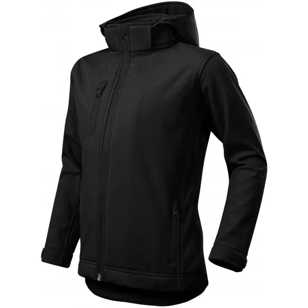 Gyermek softshell kabát ALTISPORT NP/ALK535 FEKETE 