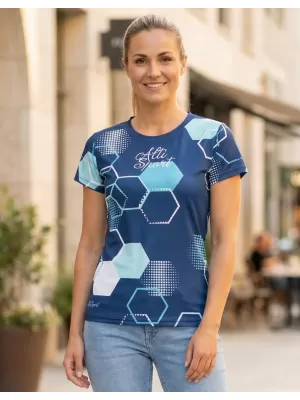 Prémium funkcionális női póló ALTISPORT VOJ/ALW037TR01 SÖTÉTKÉK