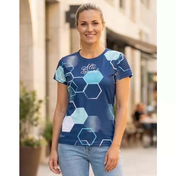  Prémium funkcionális női póló ALTISPORT VOJ/ALW037TR01 SÖTÉTKÉK 