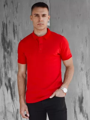 Mens t -phirt gallérral DSTREET PX0598 PIROS