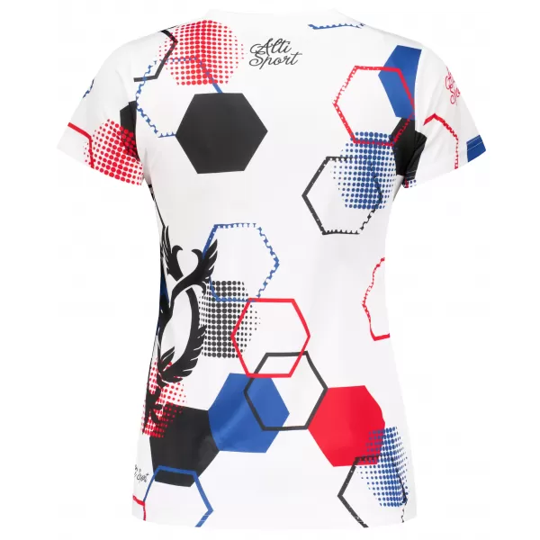  Prémium funkcionális női póló ALTISPORT x CZE VOJ/ALW036TR01 HEXA FEHÉR 