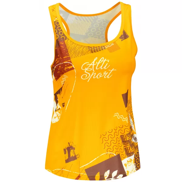  Prémium funkcionális női felső ALTISPORT VOJ/ALW009TIL01 SÁRGA 