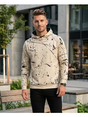 Férfi prémium funkcionális pulóver ALTISPORT VOJ/ALM034MI01 BARNA