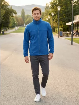 Férfi polár pulóver ALTISPORT NP/ALM105 AZÚRKÉK