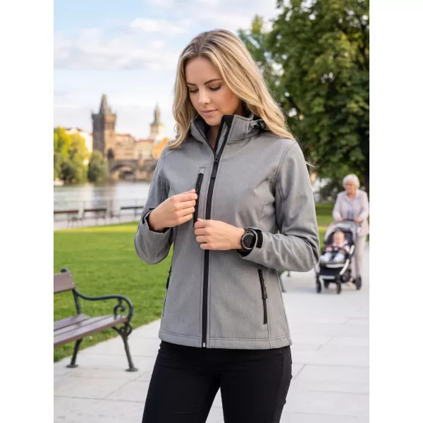 Női softshell kabát ALTISPORT NP/ALW125 ACÉLSZÜRKE 
