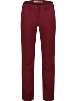 Női nadrág NORDBLANC SHINING NBSPL8045 BURGUNDIA
