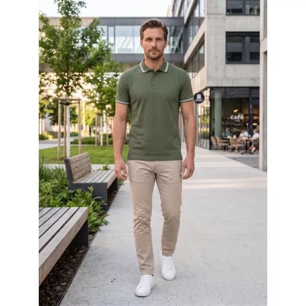  Férfi póló ALTISPORT NP/ALM921 KHAKI 