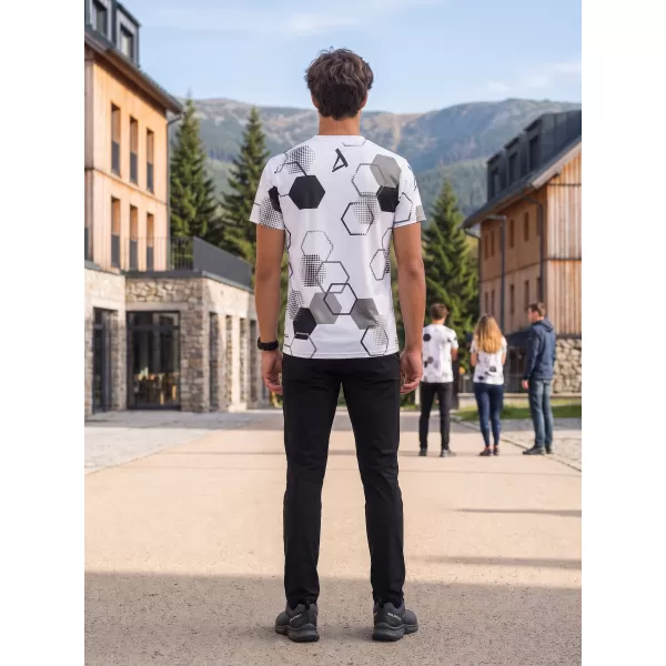  Férfi funkcionális prémium póló ALTISPORT VOJ/ALM037TR01 FEHÉR 