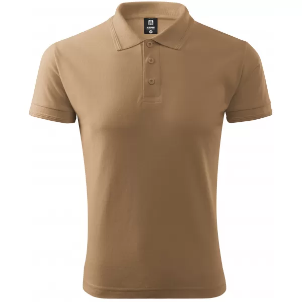  Férfi póló gallérral ALTISPORT NP/ALM302 HOMOKOS 