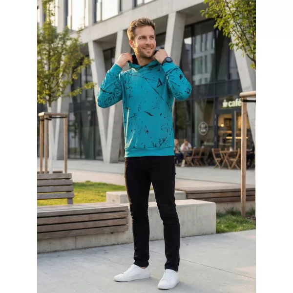  Férfi prémium funkcionális pulóver ALTISPORT VOJ/ALM034MI01 SMARAGD 