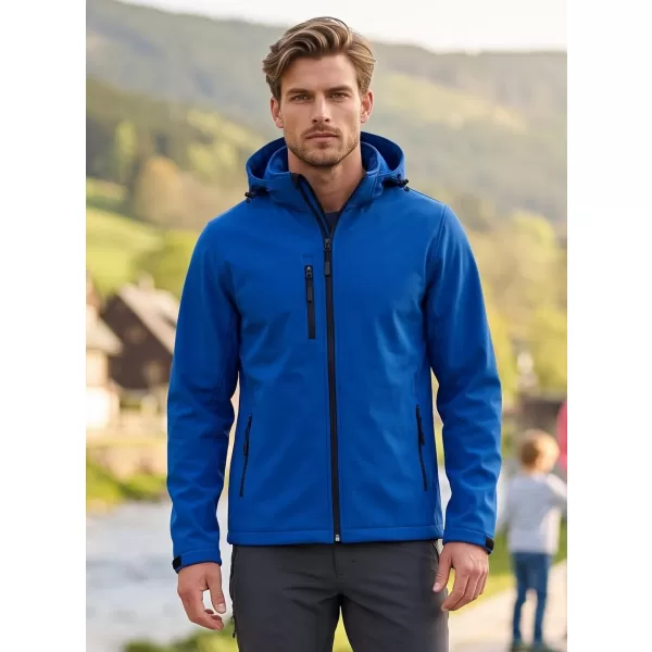  Férfi softshell kabát ALTISPORT NP/ALM225 KIRÁLYKÉK 