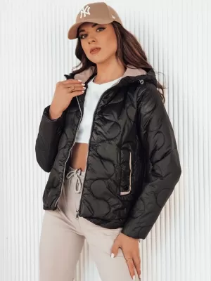 Vattázott kabát DSTREET OLMOS TY4240 FEKETE