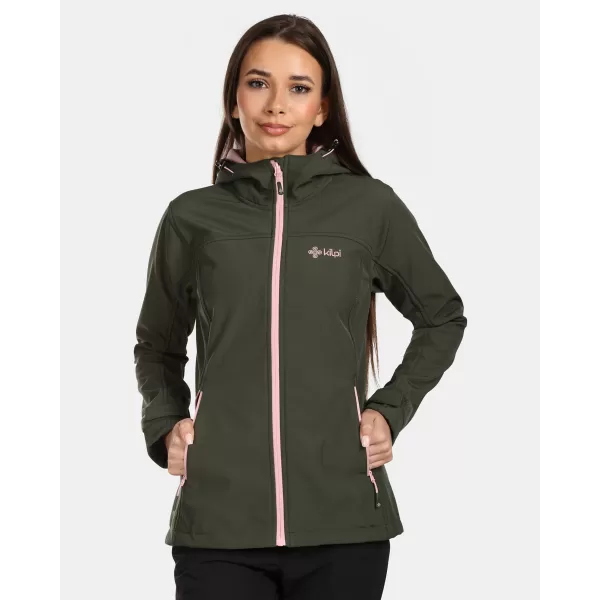  Női softshell kabát KILPI RAVIA-W VL0109KI SÖTÉTZÖLD 