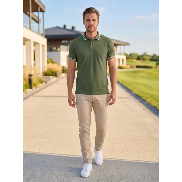  Férfi póló ALTISPORT NP/ALM921 KHAKI 