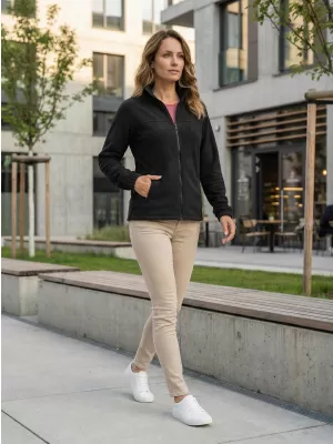 Női polár pulóver ALTISPORT NP/ALW405 ÉBENFA SZÜRKE