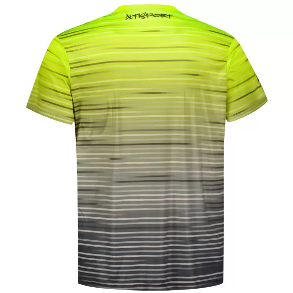  Prémium férfi póló ALTISPORT VOJ/ALM031TR01 FEKETE/FLUO SÁRGA 