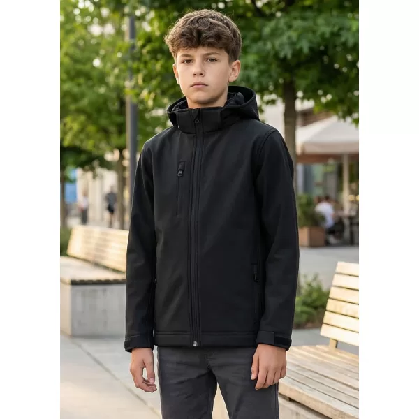  Gyermek softshell kabát ALTISPORT NP/ALK535 FEKETE 