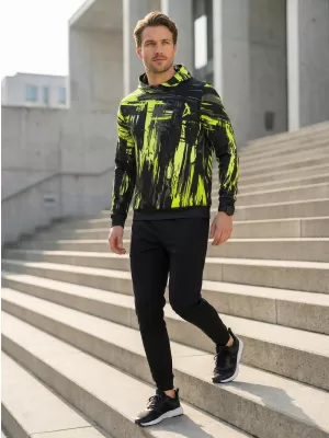 Prémium férfi pulóver ALTISPORT VOJ/ALM010MI01 FEKETE ÉS SÁRGA