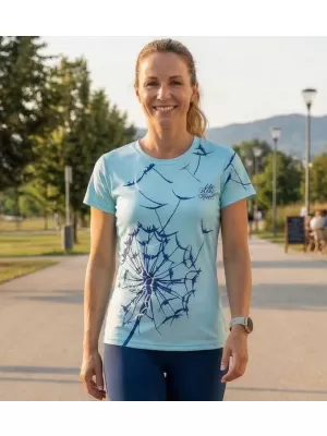 Női funkcionális T -piró prémium ALTISPORT VOJ/ALW035TR01 FAGYKÉK