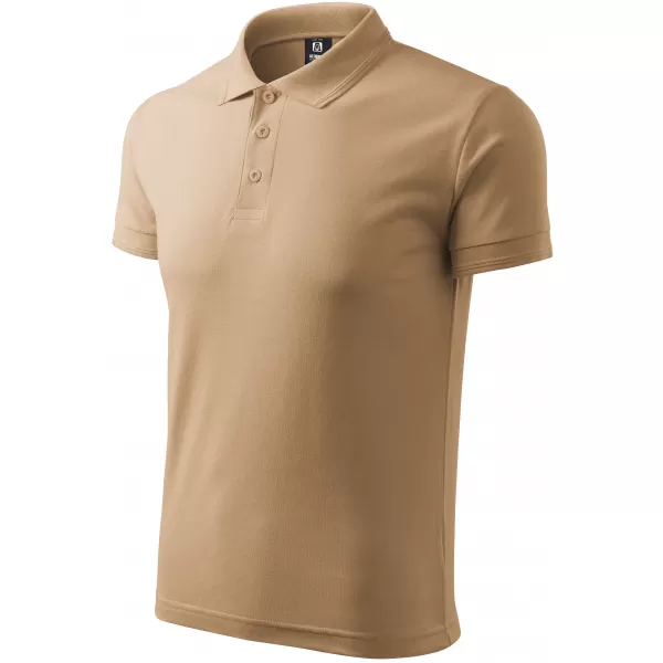  Férfi póló gallérral ALTISPORT NP/ALM302 HOMOKOS 