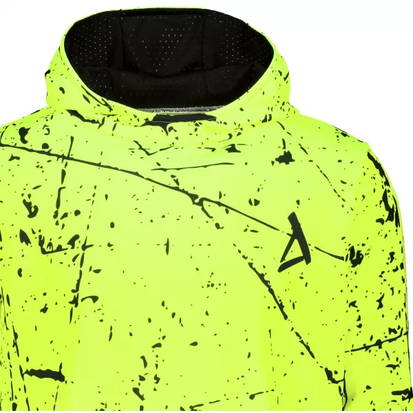  Férfi prémium funkcionális pulóver ALTISPORT VOJ/ALM034MI01 NEON SÁRGA 