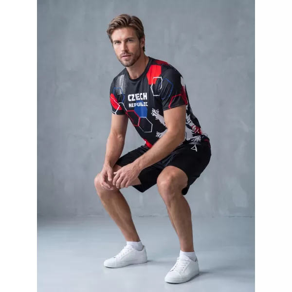  Férfi prémium funkcionális póló ALTISPORT x CZE VOJ/ALM036TR01 HEXA ARC 