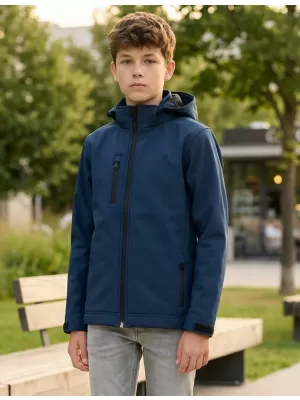 Gyermek softshell kabát ALTISPORT NP/ALK535 SÖTÉTKÉK