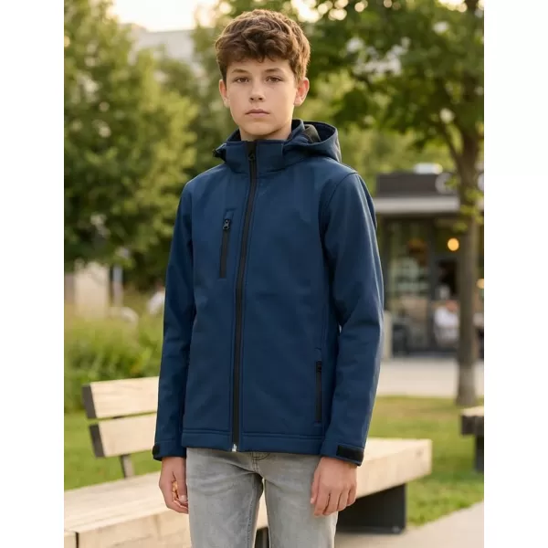  Gyermek softshell kabát ALTISPORT NP/ALK535 SÖTÉTKÉK 