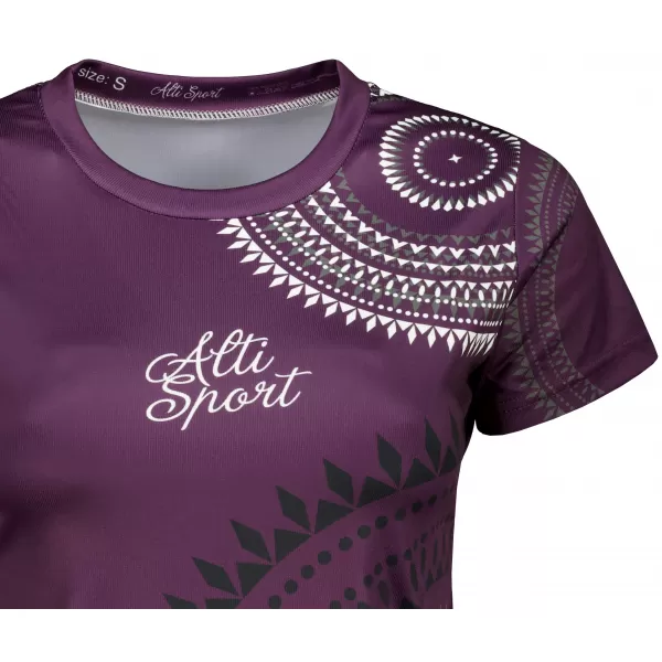  Prémium funkcionális női póló ALTISPORT VOJ/ALW033TR01 SÖTÉT LILA 
