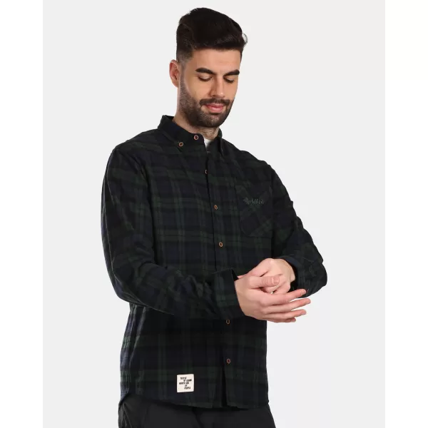  Férfi ing KILPI FLANNY-M VM0380KI SÖTÉTZÖLD 