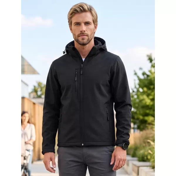  Férfi softshell kabát ALTISPORT NP/ALM225 FEKETE 