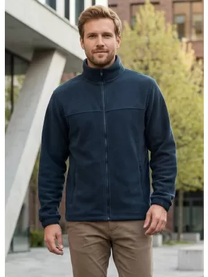 Férfi polár pulóver ALTISPORT NP/ALM105 SÖTÉTKÉK