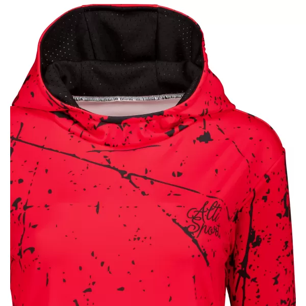  Prémium funkcionális női pulóver ALTISPORT VOJ/ALW034MI01 PIROS 