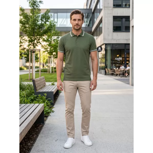  Férfi póló ALTISPORT NP/ALM921 KHAKI 
